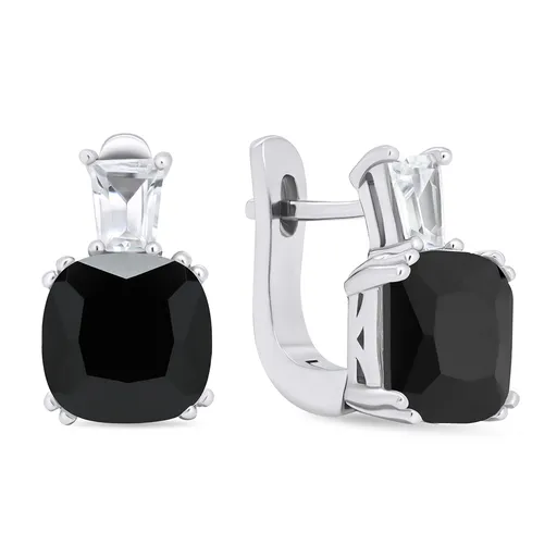 Brilio Silver Cercei atemporali de argint cu pietre de zircon EA633WBC