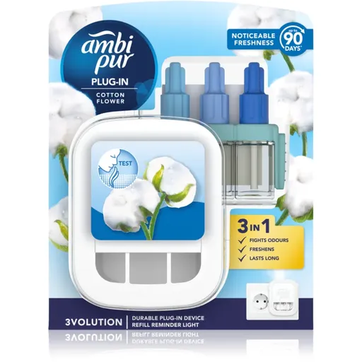 AmbiPur 3volution Cotton Flower odorizant electric cu rezervã 20 ml