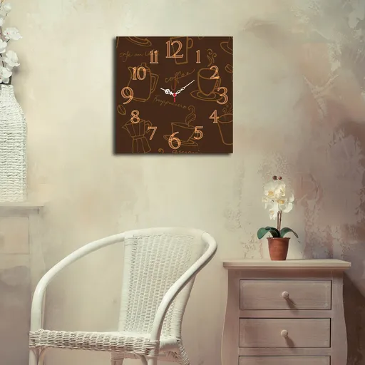 Ceas de perete, Msk-18, Dimensiune: 40 x 40 cm, Multicolor