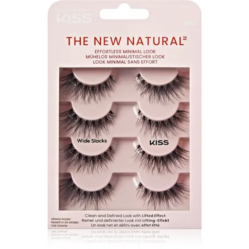 KISS The New Natural Effortless Minimal Look gene false Wide Slacks 8 buc