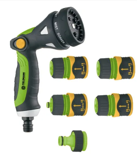 Pistol pentru udat cu set de duze