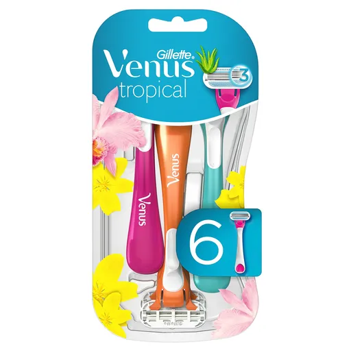 Gillette Aparate de ras de unică folosință Venus Tropical 6 buc