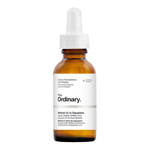 The Ordinary Ser de ten împotriva îmbătrânirii Retinol 1% în Squalan (Serum) 30 ml