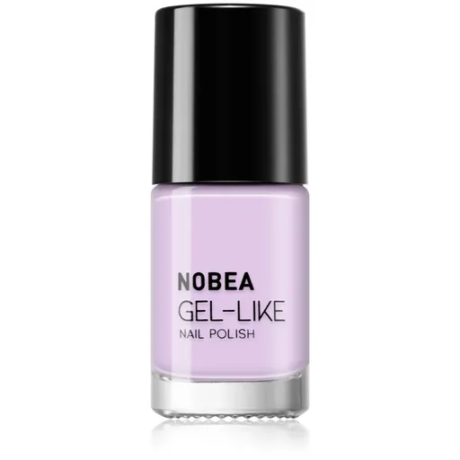 NOBEA Day-to-Day Gel-like Nail Polish lac de unghii cu efect de gel culoare Soft lilac #N05 6 ml