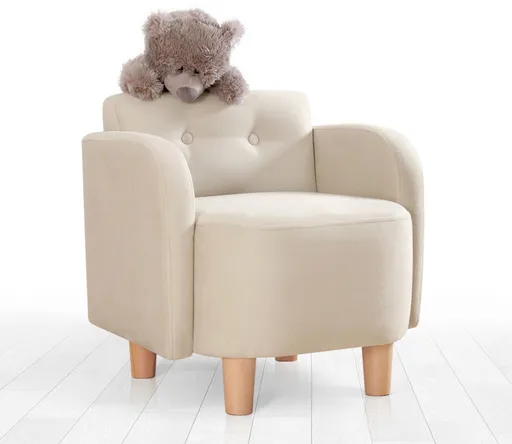 Fotoliu pentru copii, Atelier del Sofa, 209FLF1114, Crem