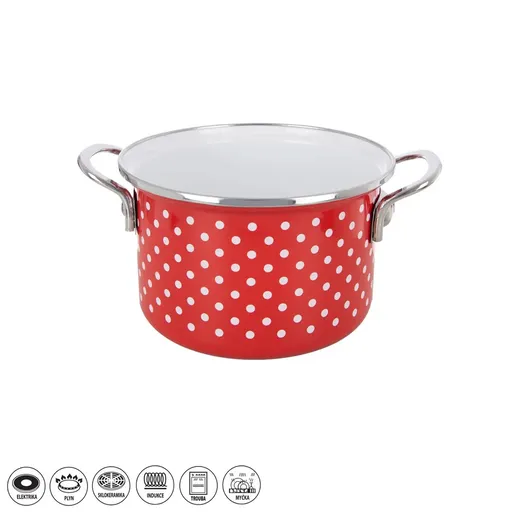 Oală emailată TEČKA