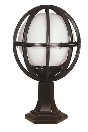 Lampa de exterior, Opviq, 685AVN1130, Alb/Negru