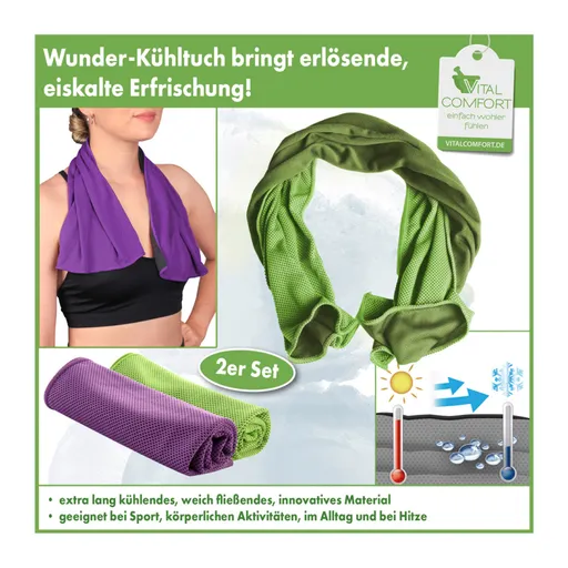 2 Prosoape cu efect de răcire Wonder