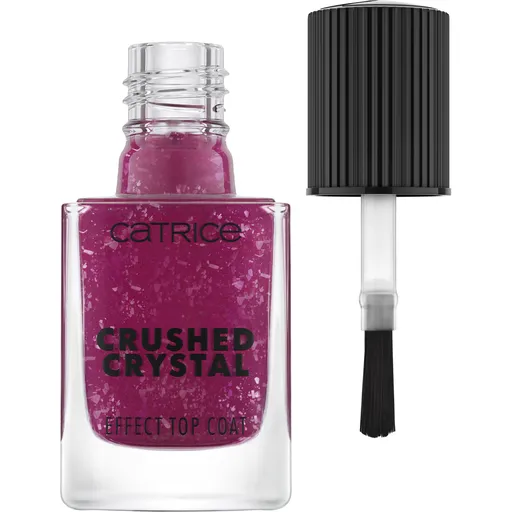 Catrice Lac de unghii Crushed Crystal 010 Amethyst Aura (Effect Top Coat) 10,5 ml 010 Amethyst Aura