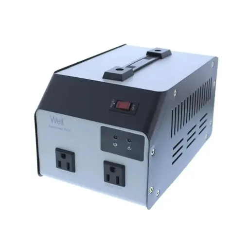 Convertor tensiune 220V -> 110V 1000VA 2 iesiri, Well