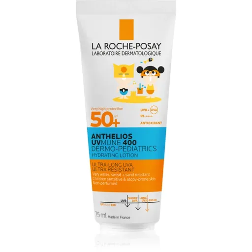 La Roche-Posay Anthelios Dermo-Pediatrics lotiune pentru bronzat SPF 50+ 75 ml