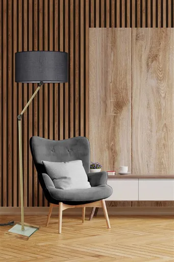 Lampadar, Opviq, 534LUN4443, Aur/Negru