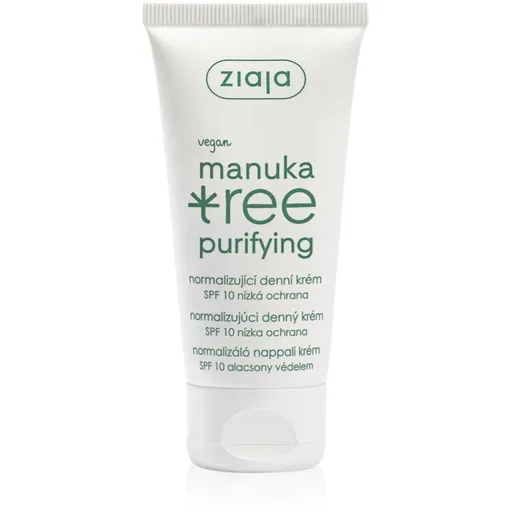 Ziaja Manuka Tree Purifying cremă normalizatoare de zi SPF 10 50 ml