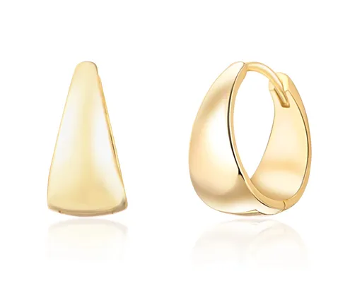 JVD Cercei rotunzi eleganți placați cu aur SVLE1134XH2GO00