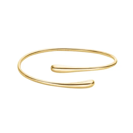 Rosefield Brățară solidă deschisă din oțel placat cu aur JBCBG-J1047