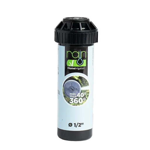 Aspersor Po-up Rotativ S 050s,1/2 " , Presiune 2-3.5 Bari, Debit Maxim 5,7-7,6l/m, Suprateran,raza 8.2-8.5 M