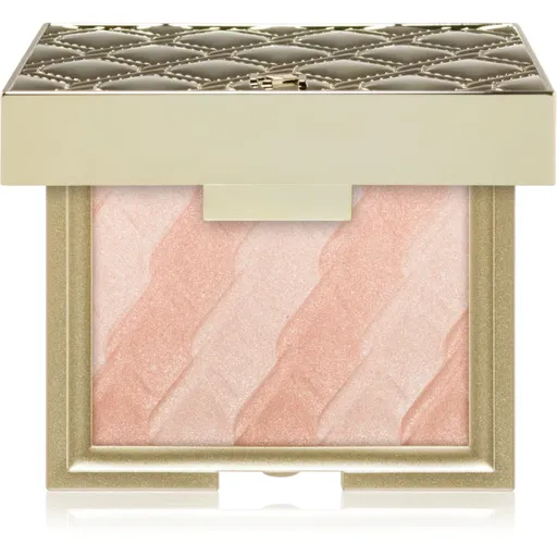 KIKO Milano Holiday Première Pearly Duo Face Highlighter iluminator pudră, cu luciu metalic culoare 01 Spotlight 12 g