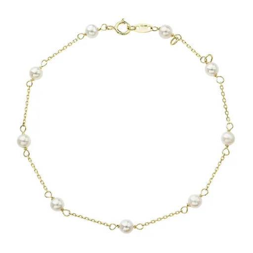 Evolution Group - Pavona Brățară din aur cu perle reale de râu 93P00015