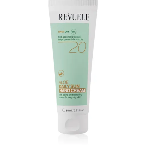 Revuele Aloe Daily Sun Hand Cream SPF 20 crema protectoare pentru maini SPF 20 80 ml