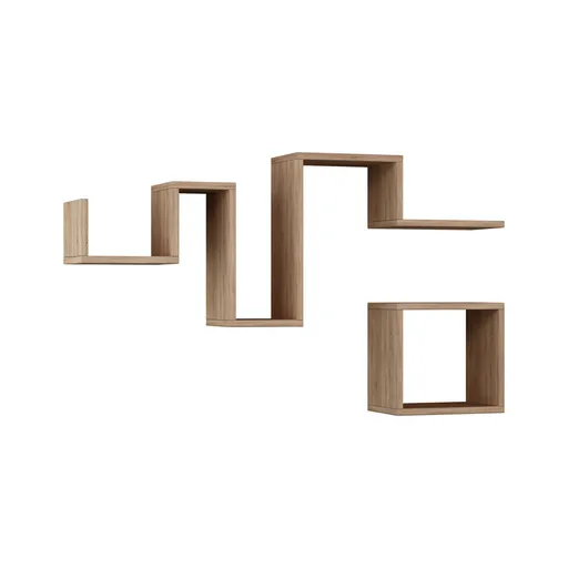 Rafturi Follow Oak, 2 buc., naturală