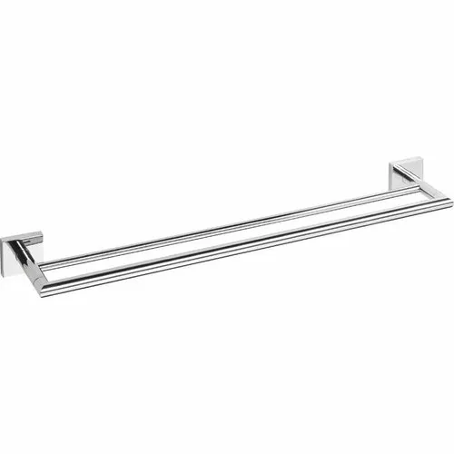 SAPHO XQ404 X-Square suport dublu pentru prosoape65 cm, argintiu