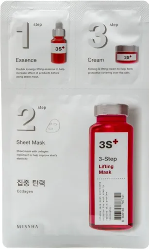 Missha Mască facială de lifting în trei pași (3-Step Lifting Mask)