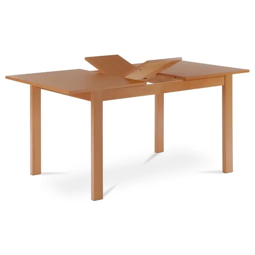 Masă extensibilă 120-150 x 80 cm, fag, maro deschis