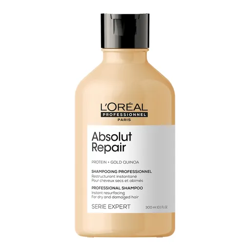 L'Oréal Professionnel Șampon regenerator pentru păr foarte deteriorat Serie Expert Absolut Repair Gold Quinoa + Protein (Instant Resurfacing Shampoo)