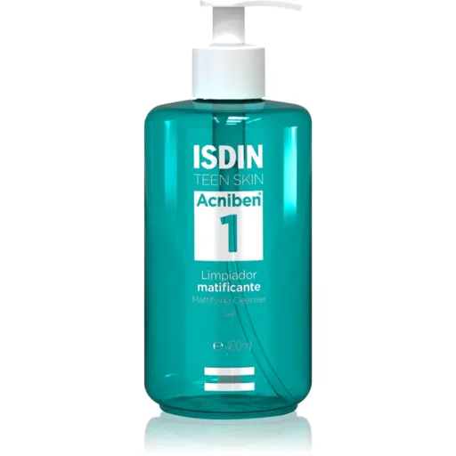 ISDIN Acniben Mattifying Cleanser gel intens pentru curatare cu acid salicilic 400 ml