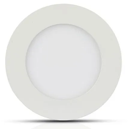 Panou LED rotund incorporabil 18W 6400K alb rece V-TAC SKU-720