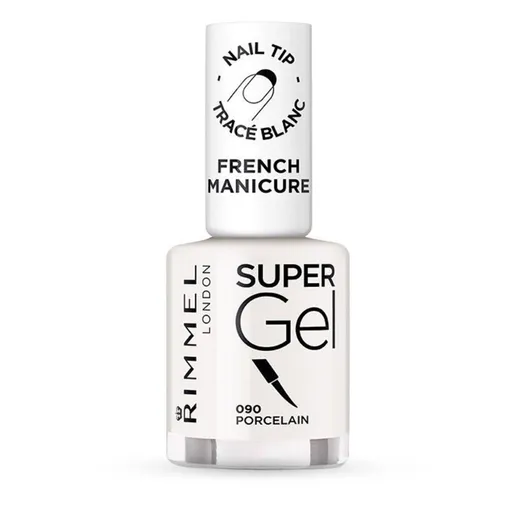 Rimmel Lac-gel de unghii pentru manichiură french (Super Gel French Manicure) 12 ml 090 Porcelain