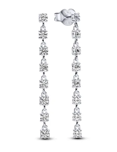 Pandora Cercei de lux din argint cu zirconii Timeless 293159C01