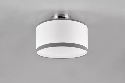 Plafoniera Davos, RL, 30x22 cm, 28W, 2x E14, metal, gri/alb