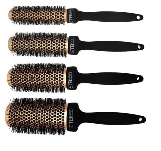 Set 4 Perii de Par Rotunde, ETB Hair