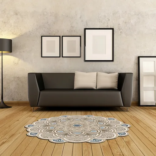 Covor, Aln600156Kr18, 180x180 cm, Crem