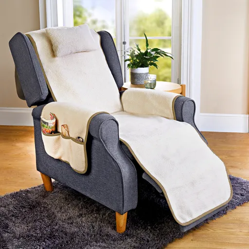 Protecție de fotoliu cu pernă