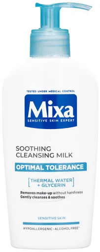 Mixa Loțiune de curățare pentru piele sensibila Optimal Tolerance (Soothing Cleansing Milk) 200 ml