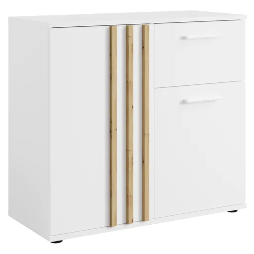 Dulap TOLIS 2D1S, alb, alb