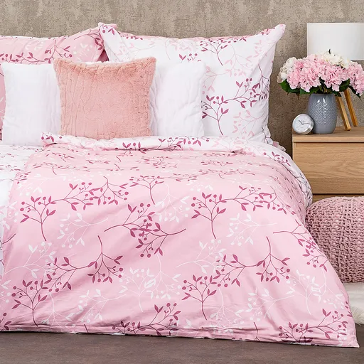 Lenjerie de pat din bumbac 4Home Harmony roz, roz, 160 x 200 cm, 70 x 80 cm