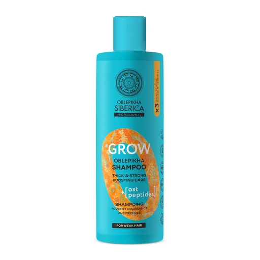 Natura Siberica Șampon peptidic fortifiant pentru creșterea părului Oblepikha (Grow Shampoo) 400 ml