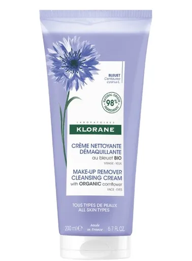 Klorane Cremă de demachiere și curățare (Make-Up Remover Cleansing Cream) 200 ml