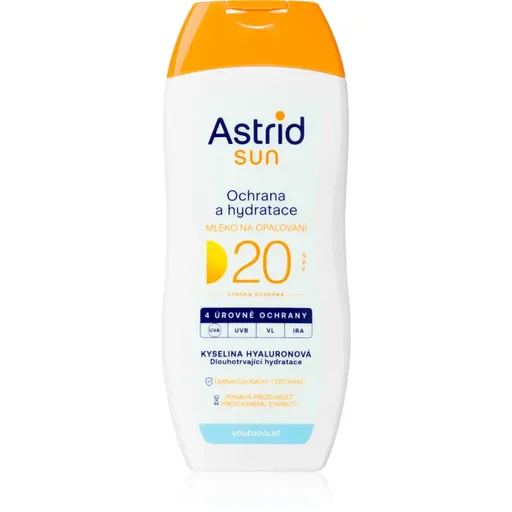 Astrid Sun lotiune pentru bronzat SPF 20 cu o protectie UV ridicata 200 ml