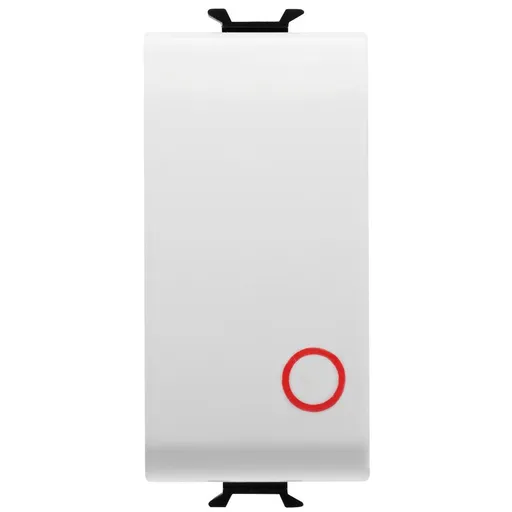 Buton cu revenire 1P 1NI 16A Gewiss Chorus GW10137, alb
