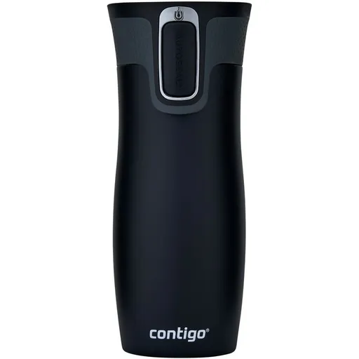 Sticlă termică Contigo West Loop 470 ml Matte Black, negru