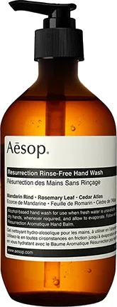 Aesop Spray dezinfectant pentru mâini, fără clătire (Resurrection Rinse) 500 ml