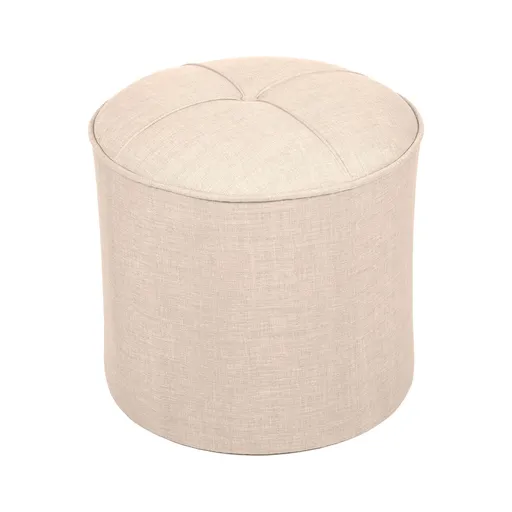 Taburet, Atelier del Sofa, 558ZEN1353, Lemn de brad, Crem