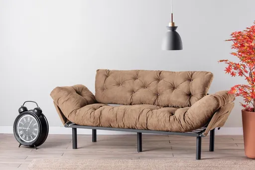 Canapea extensibila 3 locuri, Atelier del Sofa, 859FTN2868, Maro deschis
