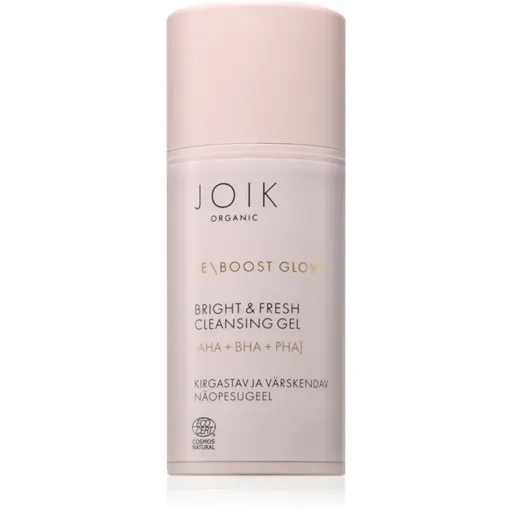 JOIK Organic Re-Boost Glow gel de curatare racoritor cu efect de exfoliere 100 ml