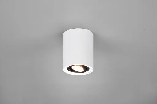 Plafoniera Cookie, TRIO, 9.6x12.5 cm, 35W, 1x GU10, metal, alb/negru