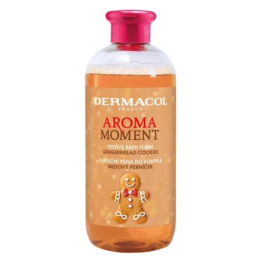 Dermacol Spumă de baie Turtă dulce cu miere Aroma Moment (Festive Bath Foam) 500 ml